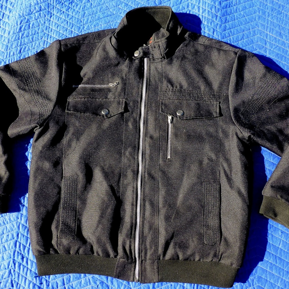 Sportier 1957 Black Military Bomber Jacket